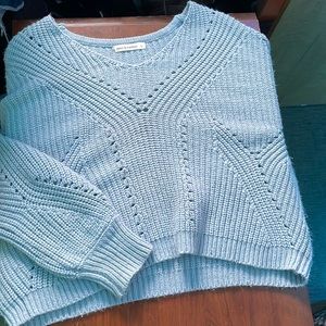baby blue cropped sweater bought at T.J Maxx